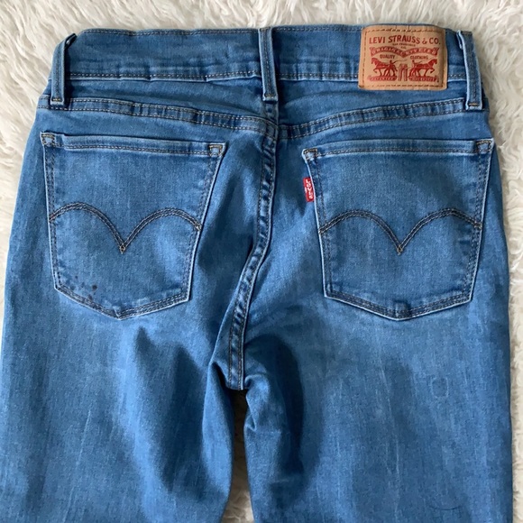 Levi’s blue jeans super skinny women’s size 27 - Picture 6 of 11
